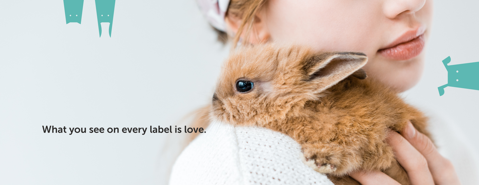 A Girl Holding A Rabbit